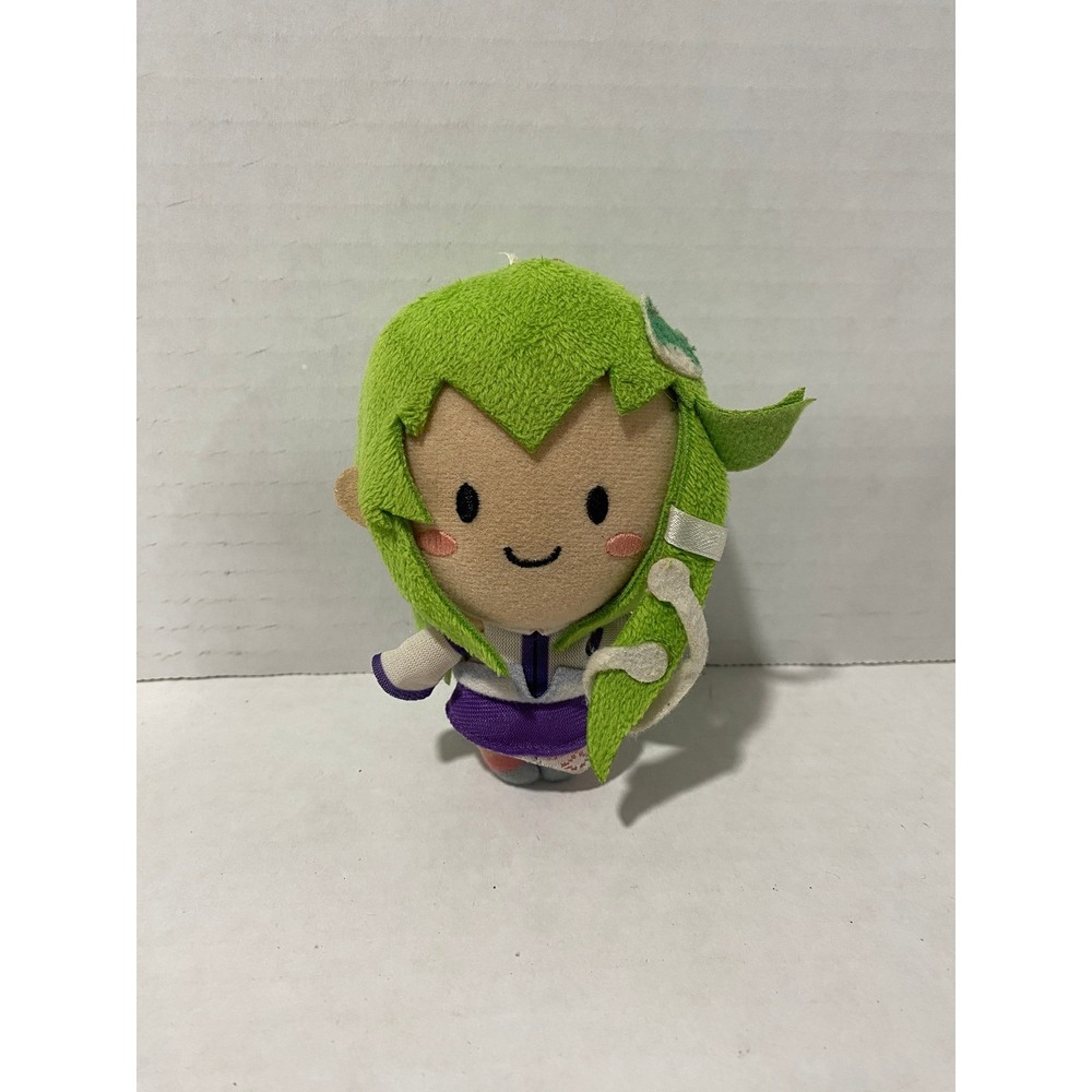 Taito Touhou Project Plush Sanae Kochiya Mascot Prize Green 5in Excellent